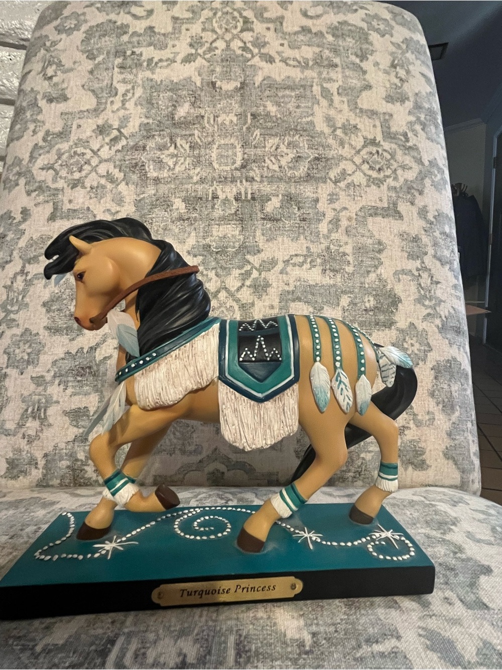 Trail of Ponies ‘Turquoise Princess’ Horse Figurine First Edition Collectible.